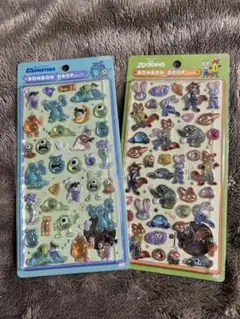 【正規品】ボンボンドロップシール ズートピア モンスターズインク ディズニー