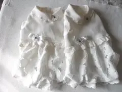 ★YUN様専用★胴３８ｃｍ★ホワイトレースのバルーンワンピース・2点セット