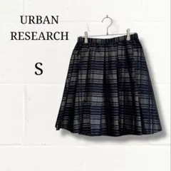 URBANRESEARCH アーバンリサーチ チェック フレア 日本製 Sのサムネイル