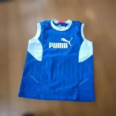 PUMA 青 ノースリーブタンクトップ
