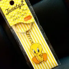 トゥイーティー メタルキーリング キーホルダー 平成レトロ 新品 匿名配送