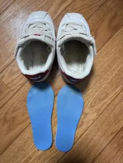 NIKE スニーカー ホワイト/レッド ベルクロ