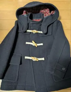 ファミリア　familiar　定番チェック　ダッフル　コート　120