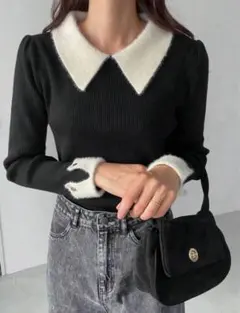 FRIFUL ニットセーター ブラック