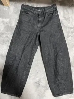 バレルレッグジーンズ gu デニム