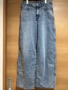 GLOBAL WORK GOODデニムバギーパンツ　ブルーデニム83,L