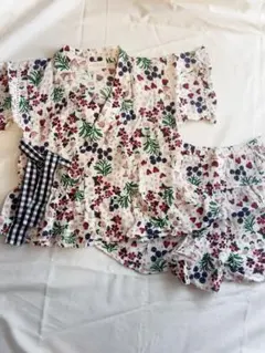 花柄甚平セット 110cm