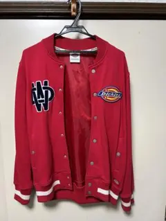 Dickies スタジャン レッド U.S.A.刺繍