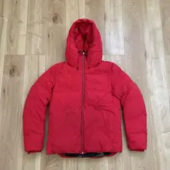 INHERIT レッド ダウンジャケット フード付き