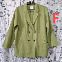 443 LOWRYS FARM グリーン テーラードジャケット