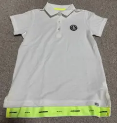 JACK BUNNY 半袖ポロシャツ ホワイト サイズ0 ゴルフウェア