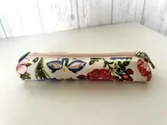 2407-12 一本差し ペンケース ペン入れ すずらん SOLD→ご注文OK