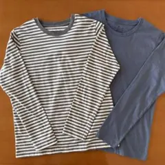 無印良品　天竺編みクルーネック長袖Ｔシャツ