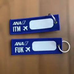 JAL ANA 阿蘇くまもと空港 ネームタグセット ANA くまモン 熊本空港 フライトタグ 阿蘇 黒川温泉 天草 セット