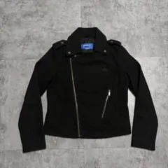 adidas レディース ライダースジャケット XS ブラック ポリエステル