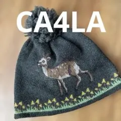 CA4LA カシラ ニット帽 ビーニー 鹿