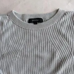 UNTITLED リブ編み長袖ニット Mサイズ