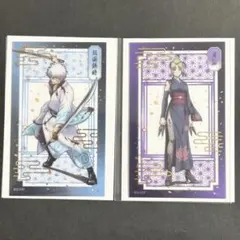 銀魂 -吉原大炎上- クリアシートコレクション　坂田銀時　月詠　2点