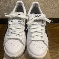 24.5cm asics GEL PTG ホワイト ブラック