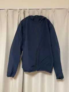 GU ウィンドプルーフシェルパーカ 311-320979 ネイビー　ジーユー　M