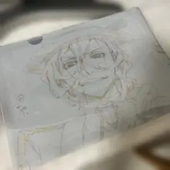 新品 文豪ストレイドッグス クリアファイル 中原中也 文スト 原画 アニメ ラフのサムネイル
