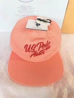 【新品】U.S. POLO ASSN. ベースボールキャップ　ピンク　タグ付き