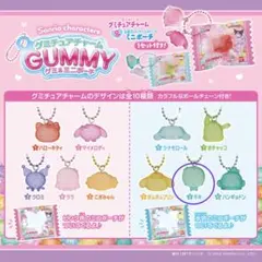 サンリオキャラクターズ グミチュアチャームGUMMY＆ミニポーチ キキ