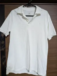 THE NORTH FACE ホワイト ポロシャツ L