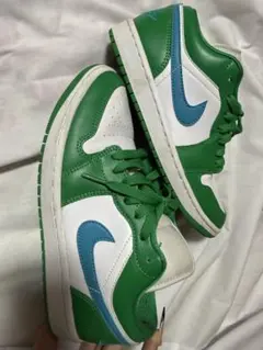 Nike スニーカー US 8 グリーン/ホワイト/ブルー