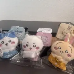 京都 伏見稲荷店 限定 ちいかわ店員さんなマスコット 3点ちいかわハチワレうさぎ