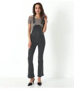 ANAP アナップ グレー オーバーオール フレアデニム S 新品未使用