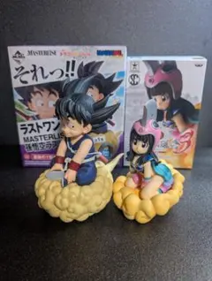 【開封品】ドラゴンボール　孫悟空　チチ　フィギュア　2体セット