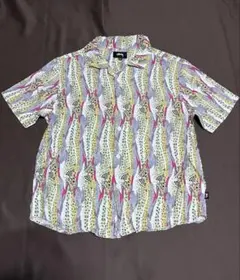 stussy シャツ 総柄 Extra Fly Gear レーヨン 半袖のサムネイル