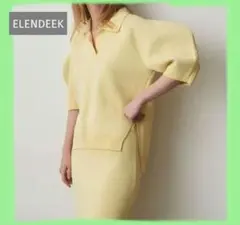 ELENDEEK　ランタンスリーブニットトップス　¥22,000のサムネイル