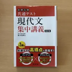 現代文集中講義 改訂版 鈴木理恵 旺文社