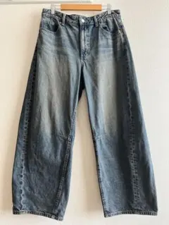 GU バレルレッグジーンズ XL 丈短め