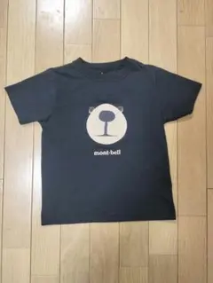 mont-bell モンベル 110相当　キッズ Tシャツ クマ ロゴ