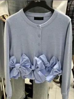 ラメニット カーディガン