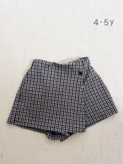 Zara ◆チェック柄キュロットパンツ 4-5y
