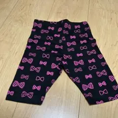 【最終価格・美品】　Ｃ’est G'eant リボン柄パンツ 90サイズ