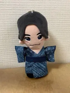 ちびぬいはぴぬい服　着物浴衣(刺し子紺)のサムネイル