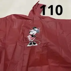ディズニーリゾート ミニー レインポンチョ110カッパ レインコート