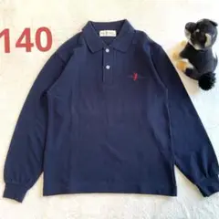 Polo Club ネイビー 長袖ポロシャツ 140 トップス　インナー