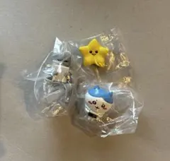 座るちいかわ　鎧さん　星　ハチワレ　ガチャ　フィギュア