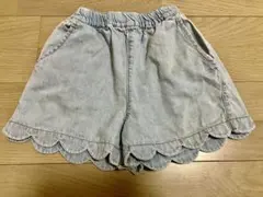 キッズ デニムショートパンツ ブランシェス2枚セット