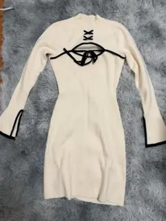 Darich アイボリー レースアップ ワンピース