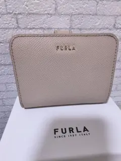 FURLA 二つ折り財布 ベージュ