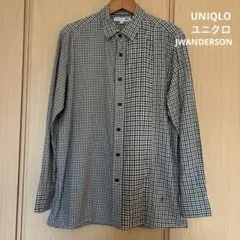 ✴︎ユニクロUNIQLO✴︎JWANDERSON フランネルシャツ サイズL