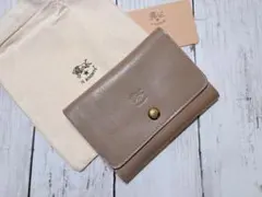 訳あり　新品 イルビゾンテ☆限定カラー☆二つ折り財布 完売 トルトラ グレージュ