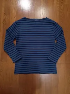 美中古！セントジェームス！ウェッソン！ブルー✕ブラック！T4サイズ